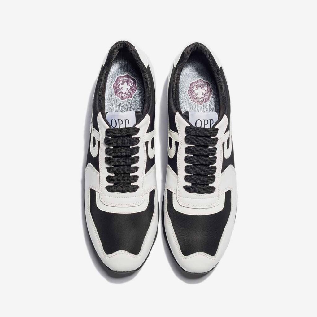 Lace-Up Suede Sneakers Black - Top Sneakers - OPP Official Store (OPP France)