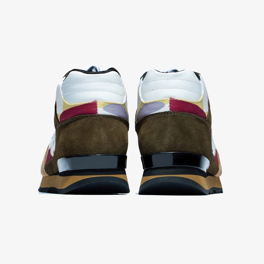 High Top Lace-Up Suede Sneakers Khaki - Image 4