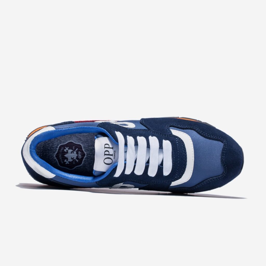 Women Lace-Up Suede Sneakers Blue - Top Women Sneakers - OPP Official Store (OPP France)