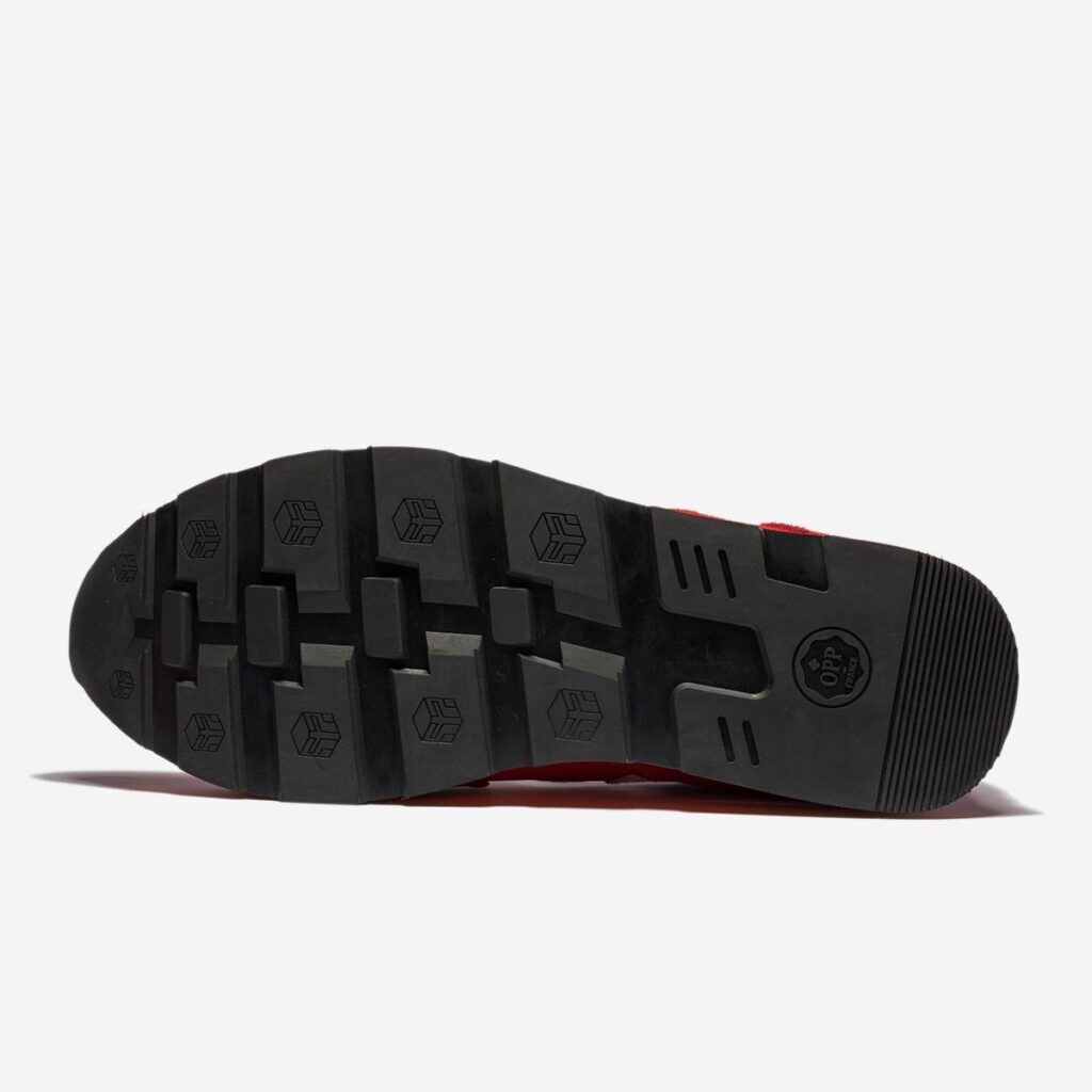 Lace-Up Suede Sneakers Red - Top Sneakers - OPP Official Store (OPP France)