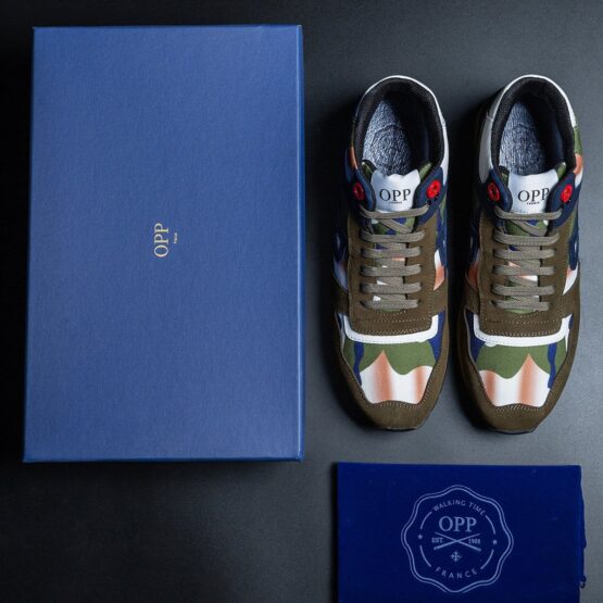 High Top Lace-Up Suede Sneakers Green