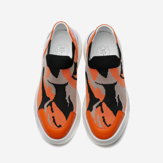 Casual Lace-Up Shoes Orange