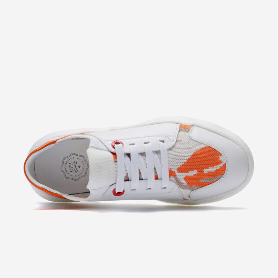 Casual Lace-Up Shoes Orange