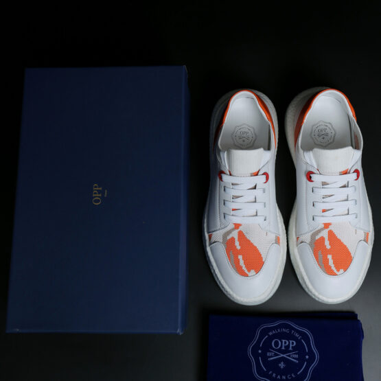 Casual Lace-Up Shoes Orange