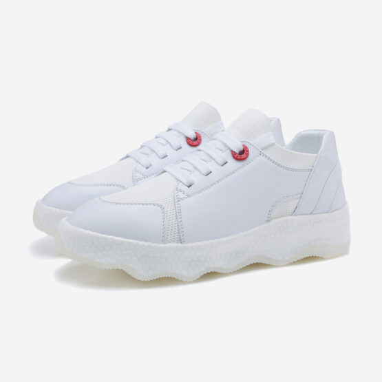 Women Casual Lace-Up Shoes White