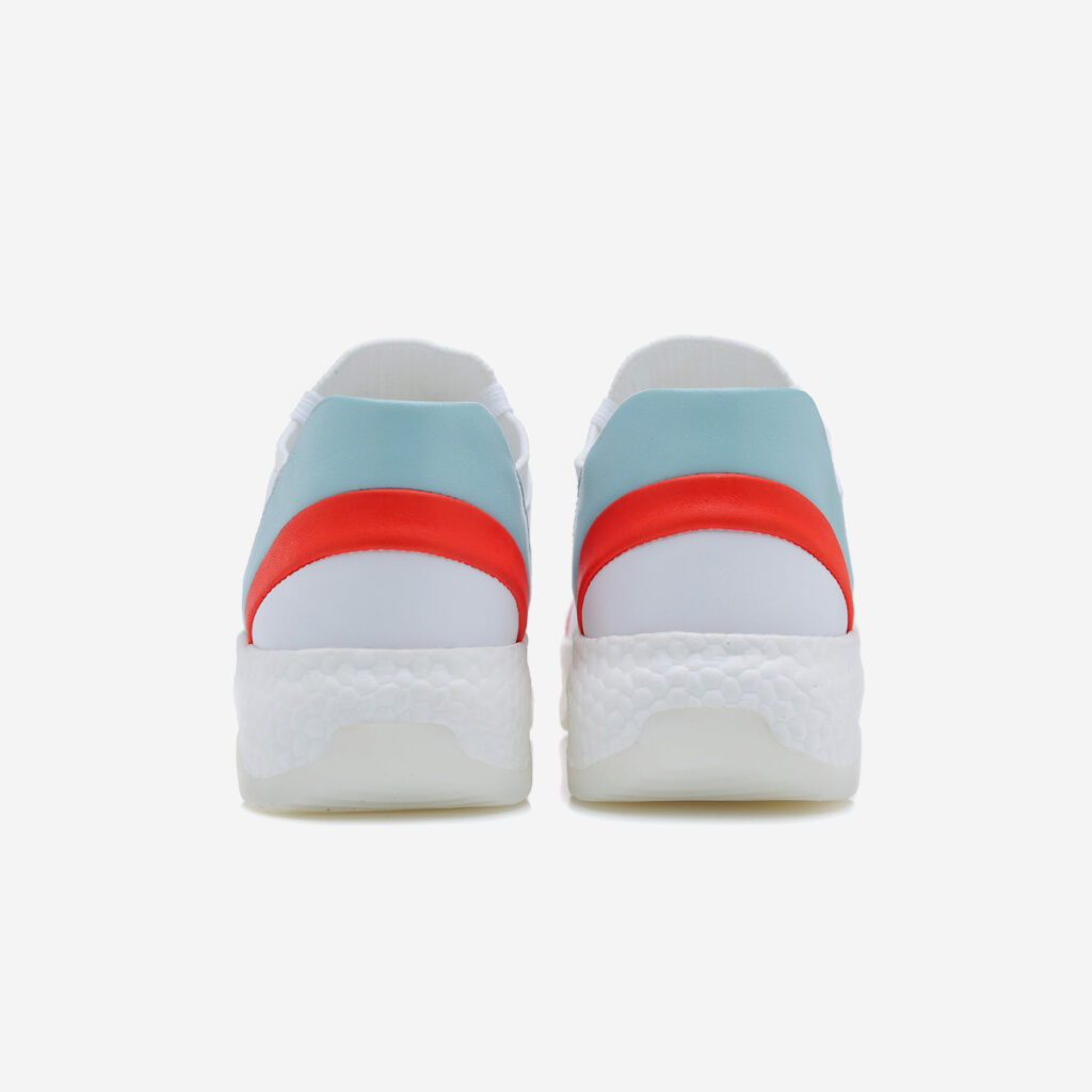 Women Casual Lace-Up Shoes White - Image 4