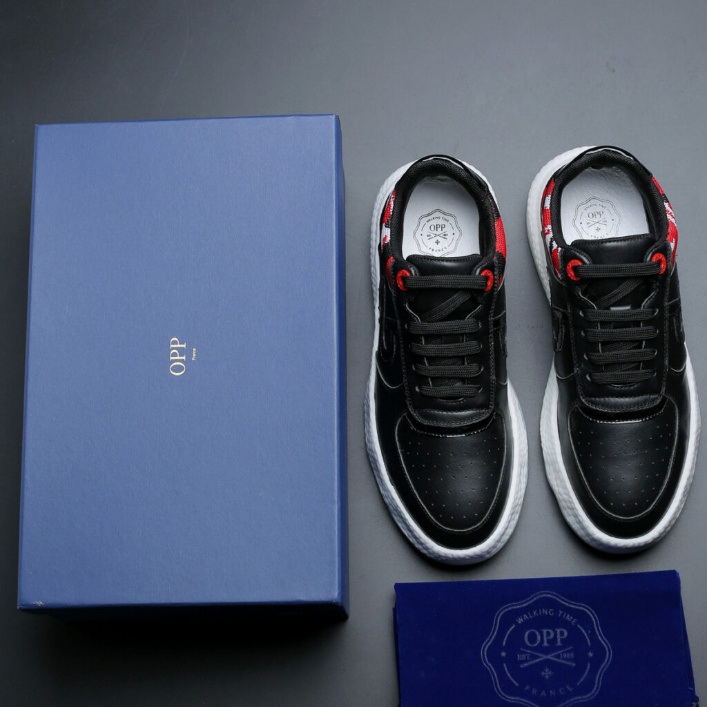Casual Lace-Up Shoes Black - Image 7