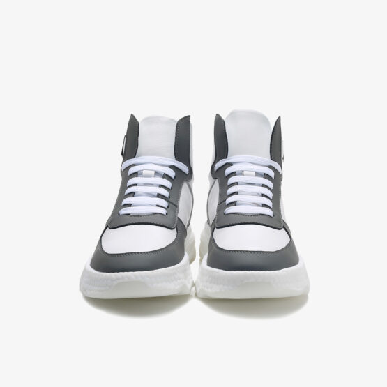 Men High-Top Shoes Grey