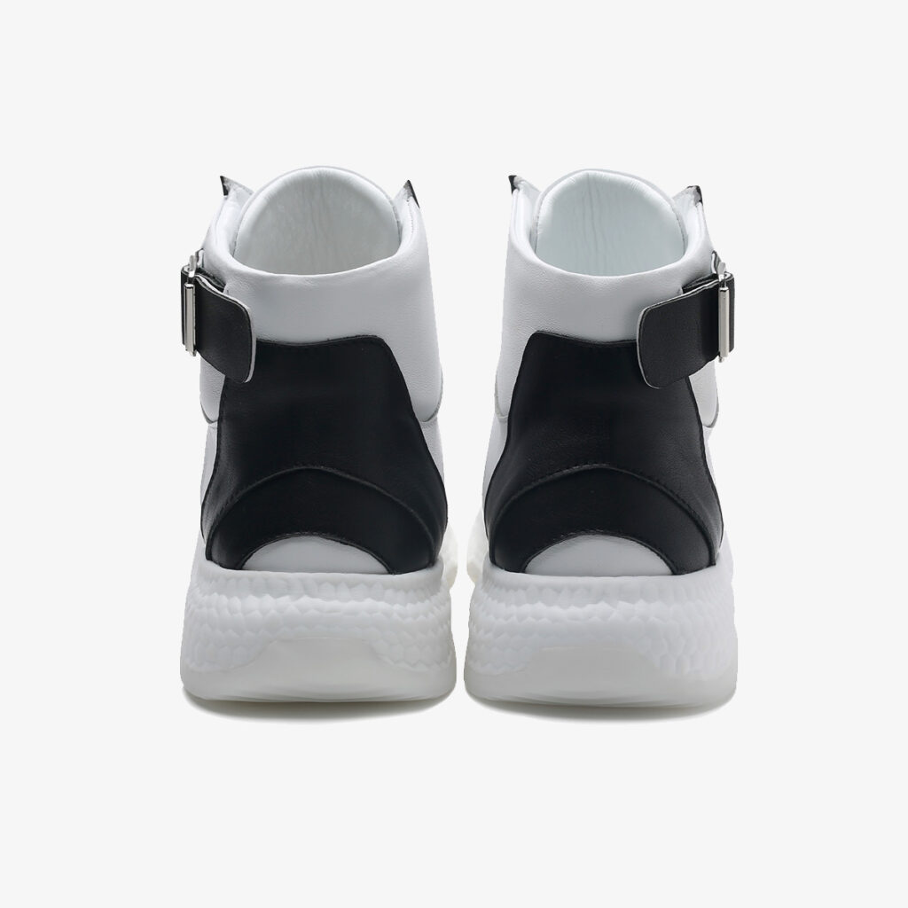 Men High-Top Shoes Black - Image 3