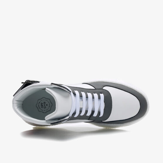 Men High-Top Shoes Grey