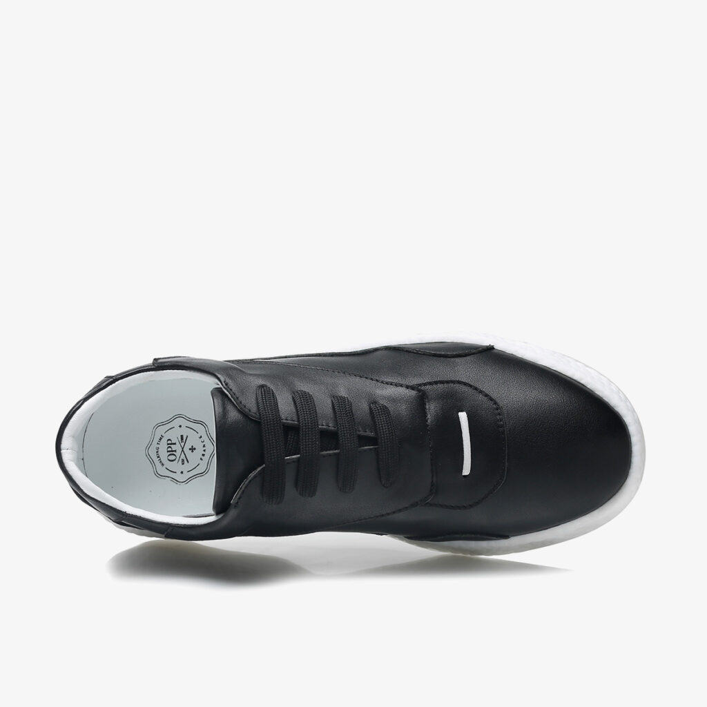 Casual Lace-Up Shoes Black - Image 4