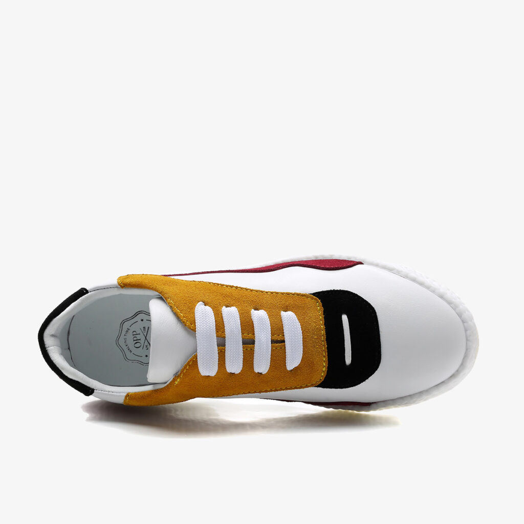 Women Casual Lace-Up Shoes Yellow - Image 4