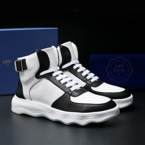 Men High-Top Shoes Black - OPP Official Store
