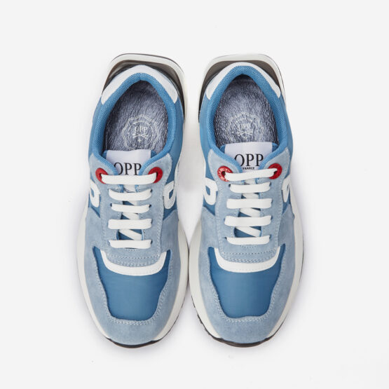 Women Lace-Up Suede Sneaker Haze blue